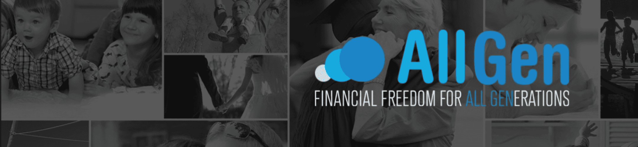 A collage of various family moments in grayscale with the 