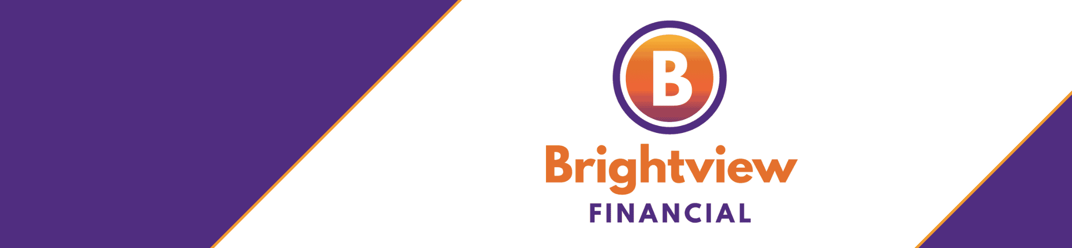 Logo for Brightview Financial. A stylized 