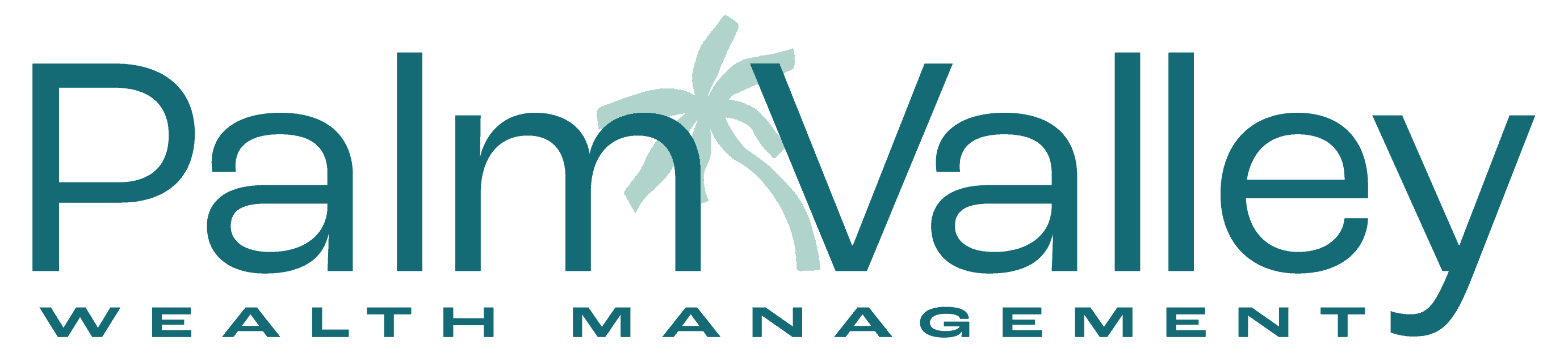 Logo for Palm Valley Wealth Management. The text 