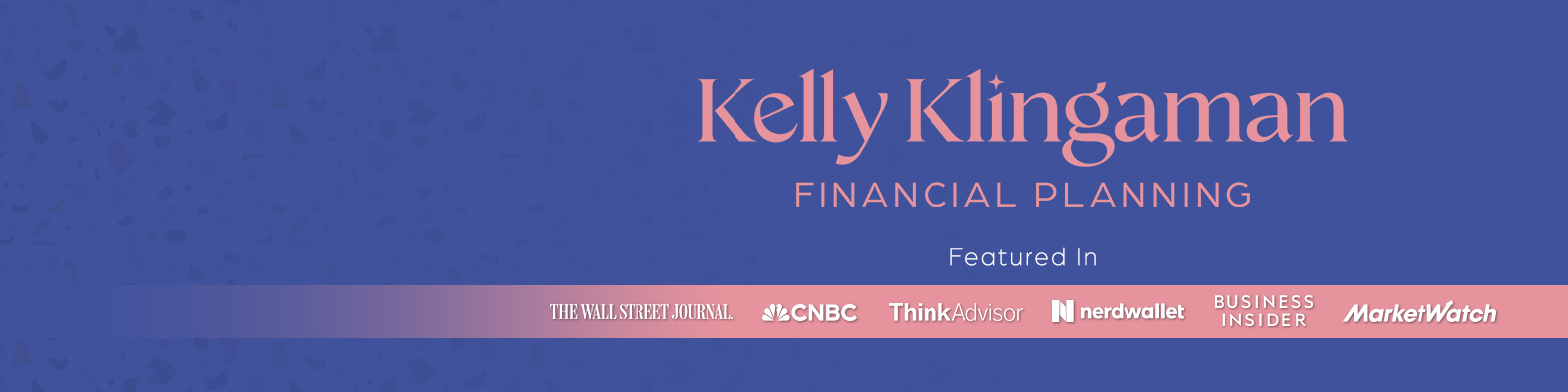 Banner for Kelly Klingaman Financial Planning, with 