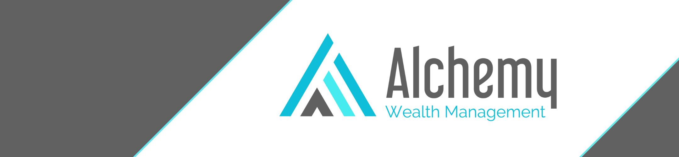 Logo for Alchemy Wealth Management featuring a stylized 