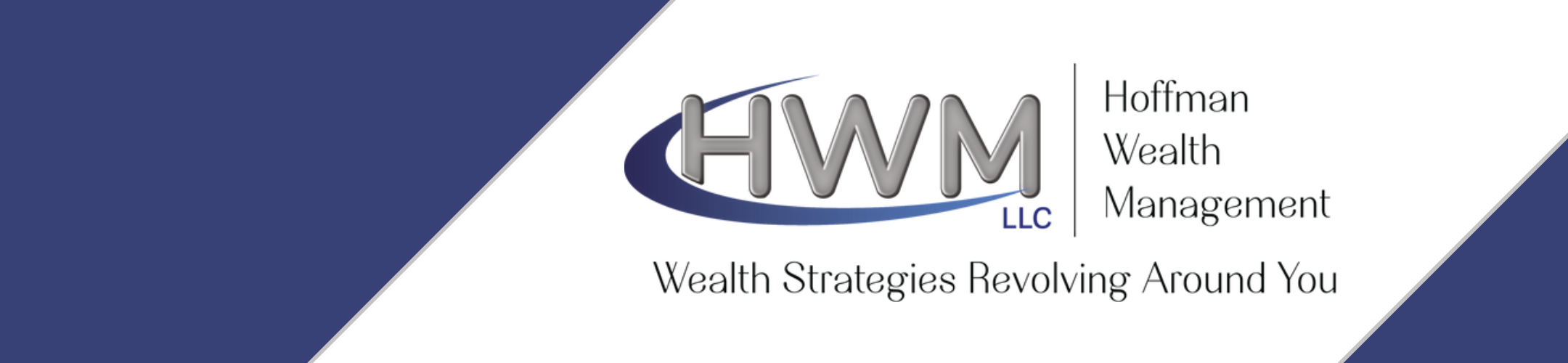 Logo for Hoffman Wealth Management, LLC, featuring the initials 