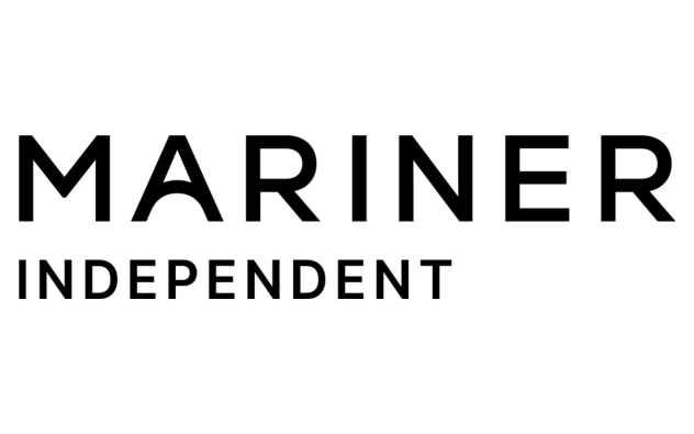 The image shows the words "MARINER INDEPENDENT" in bold, black, uppercase letters on a light gray background.