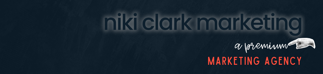 Dark banner with the text 
